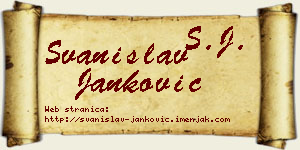 Svanislav Janković vizit kartica